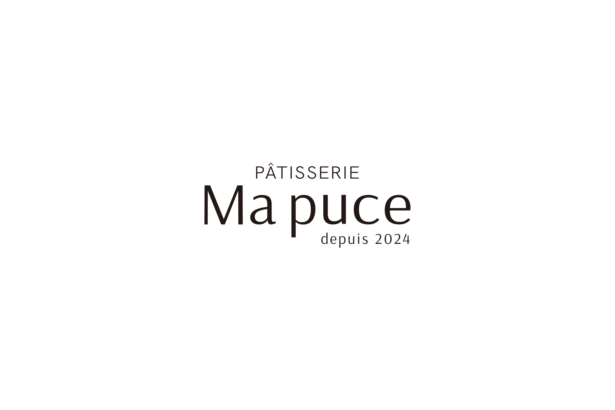PÂTISSERIE Ma puce – Logo